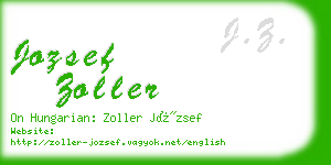 jozsef zoller business card